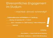 20. September: Podiumsdiskussion zum Ehremamt-1